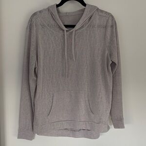 Weatherproof Light Gray Hooded Pullover